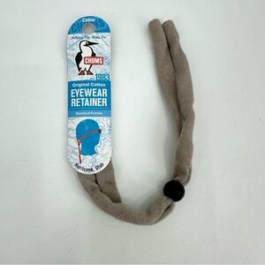 CHUMS Original Cotton Eyewear Retainer Standard Temples Unisex NEW Taupe